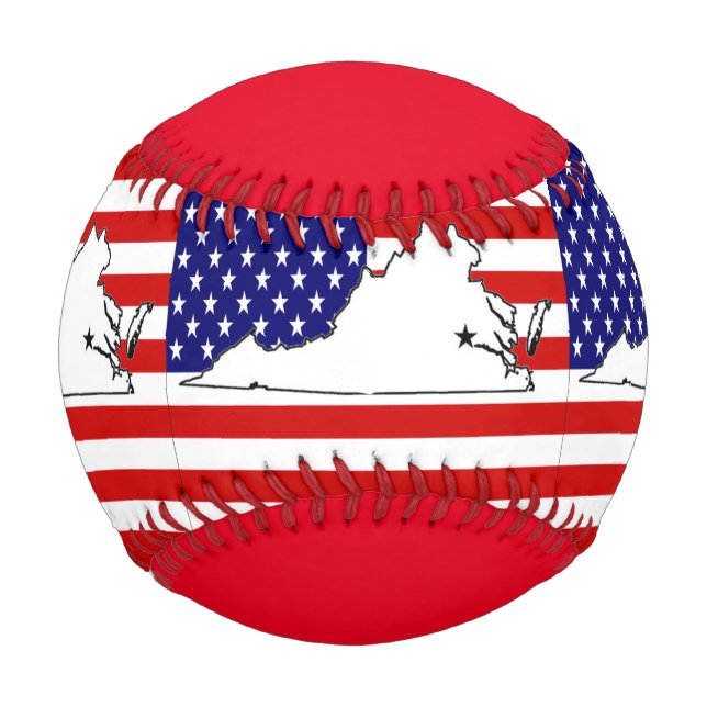 Balle De Baseball Virginie (Devant)