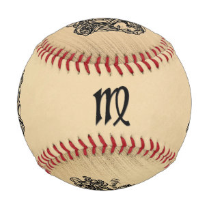 Balle De Baseball Virgo Zodiac Rustique