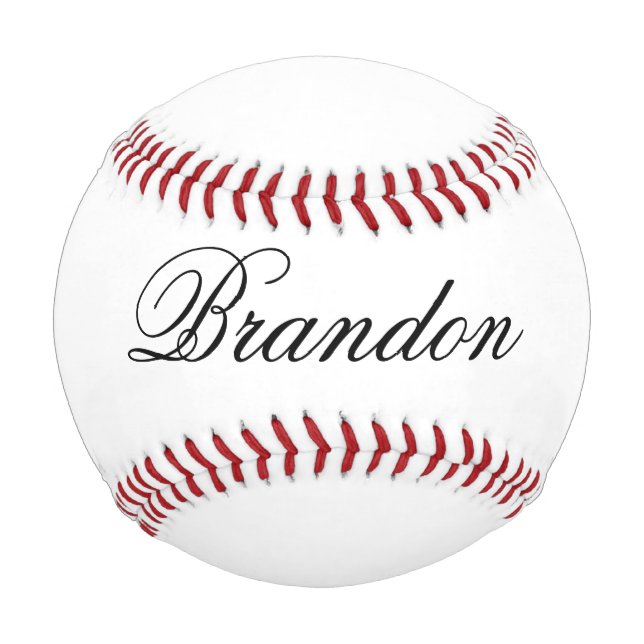 Balle De Baseball Votre nom personnalisé (Devant)
