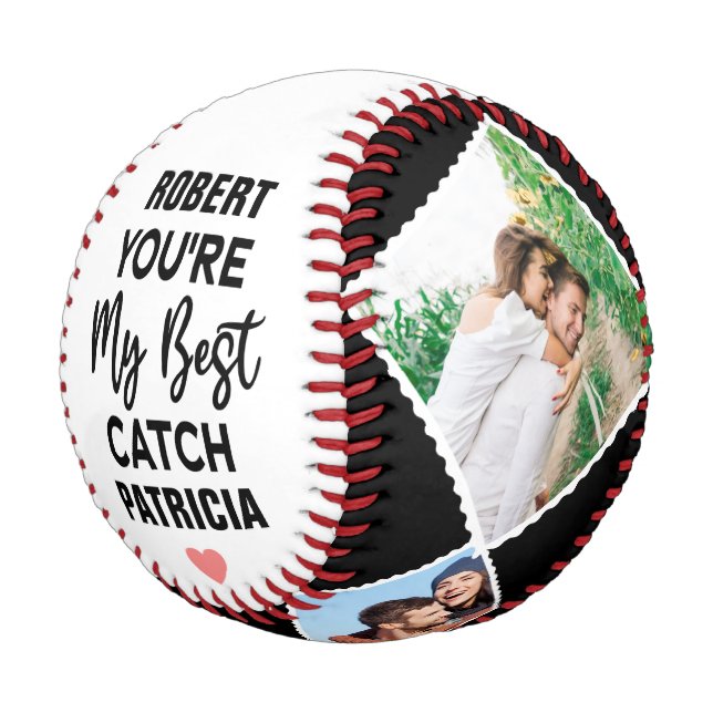 Balle De Baseball Vous êtes mon meilleur attraper Couples Personnali (Angle)