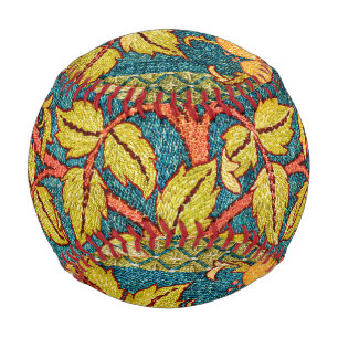 Balle De Baseball William Morris Rose Wreath : Arts et Métiers class