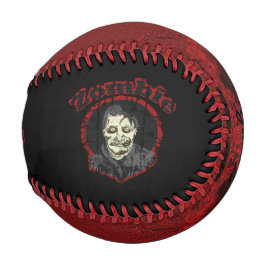 Balle De Baseball Zombie, Baseball - Rouge et Noir 2