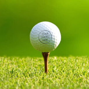 Balle de Golf avec Logo Personnalisé, Ajoutez la M