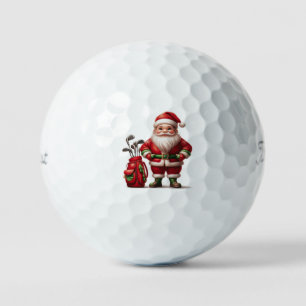 Balle de golf de père Noël Swingin