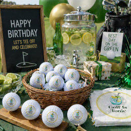 Balle de Golf | Golf Est Tonique Citron Menthe Des