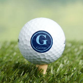 Balle de golf personnalisée avec la lettre élégant