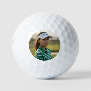 Balle de golf personnalisée avec photo et texte