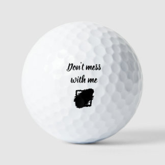 Balle de golf personnalisée « Ne vous en prenez pa