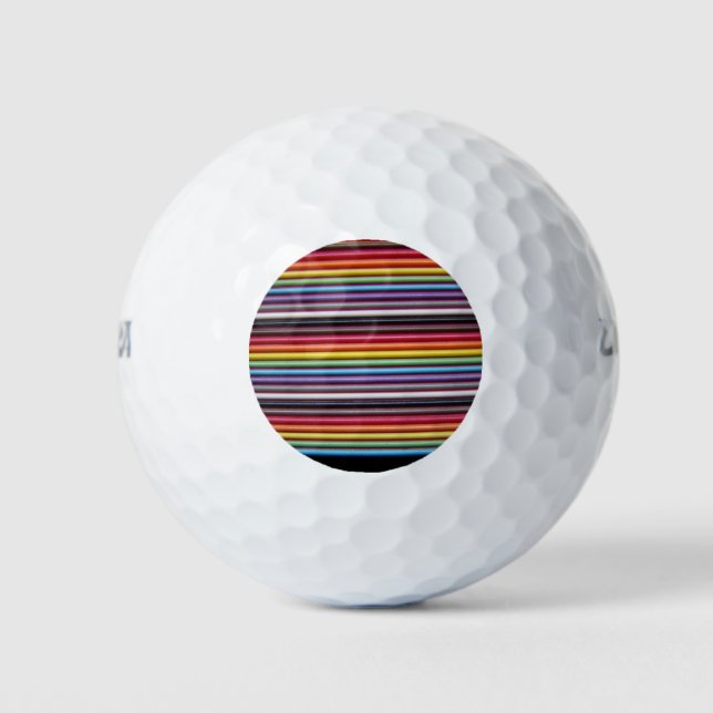 Balle de golf Rainbow Ribbon Cable (Devant)