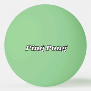 BALLE DE PING PONG 