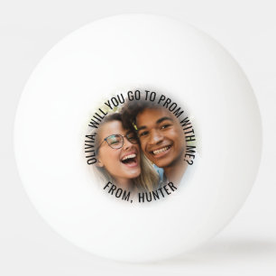 Balle De Ping Pong 2 Photo Prom ou HOCO Proposition Cute Promposa Idé