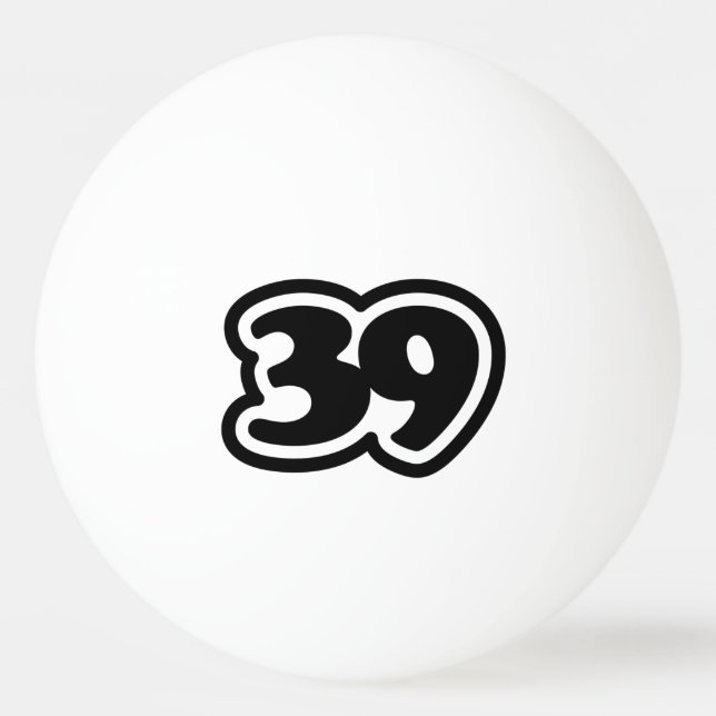 Balle De Ping Pong 39 Japonais Slang Sankyu (Devant)