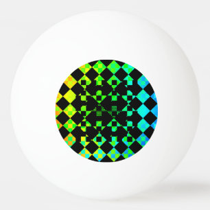 Balle De Ping Pong à damiers Twist par Kenneth Yoncich
