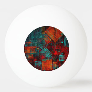 Balle De Ping Pong Abstrait Cool coloré moderne Motif artistique