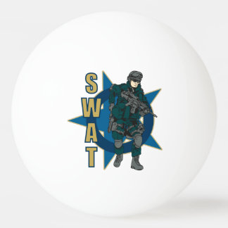 Balle De Ping Pong Agent de police SWAT