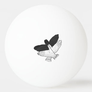 Balle De Ping Pong Aigle de silhouette