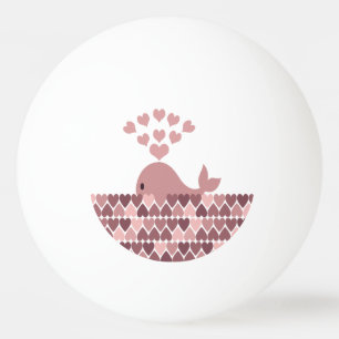 Balle De Ping Pong Aimer baleine rose