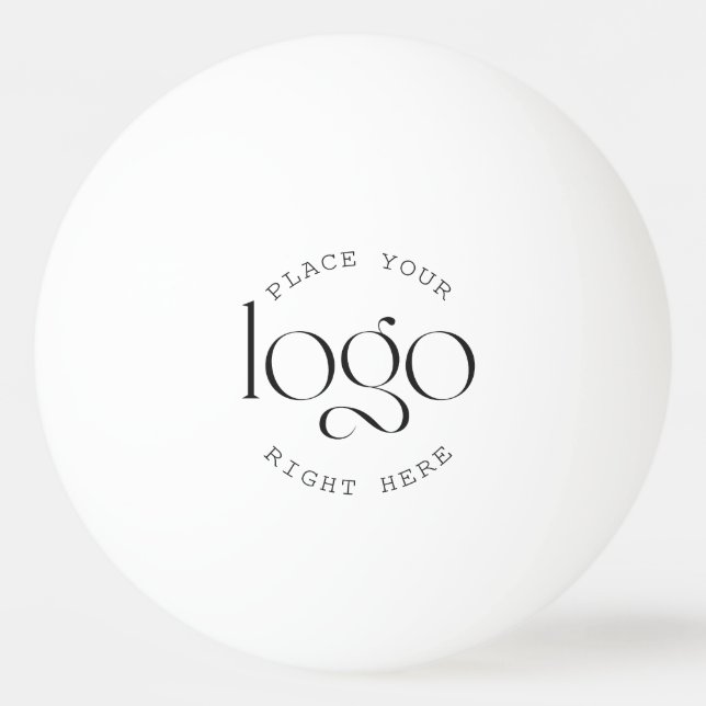 Balle De Ping Pong Ajouter Votre Logo Nom Monogramme Personnalisé (Devant)