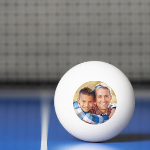 Balle De Ping Pong Ajouter votre photo personnalisée personnalisée