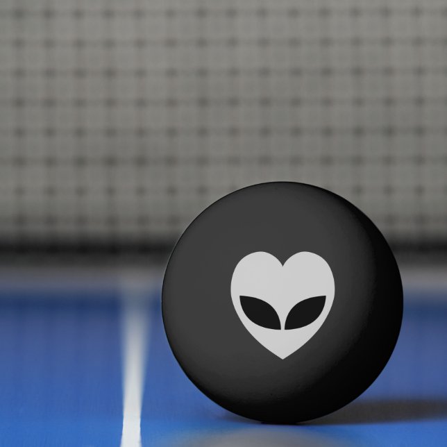Balle De Ping Pong Alien Love Heart Ping Pong Ball (Filet)