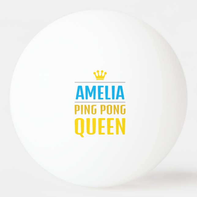 Balle De Ping Pong Amelia (Devant)