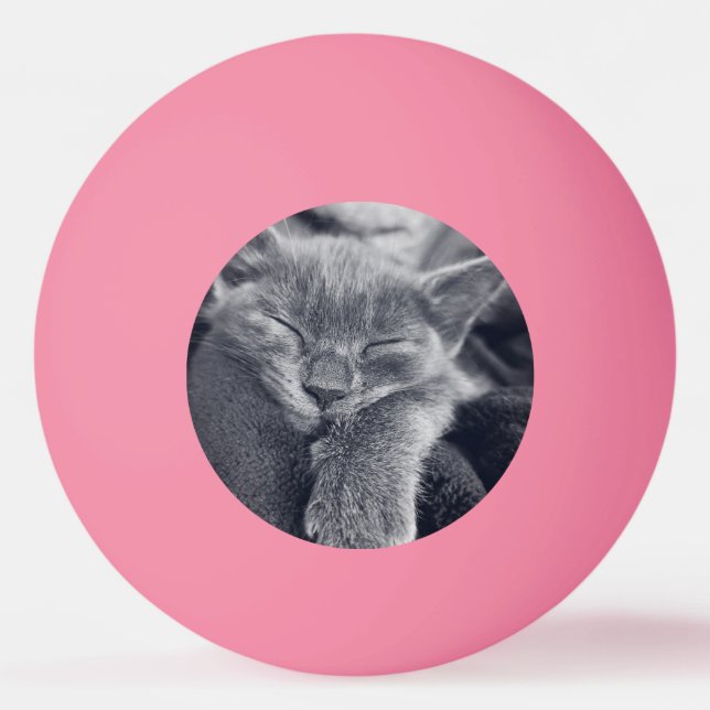 Balle De Ping Pong amour chaton (Devant)