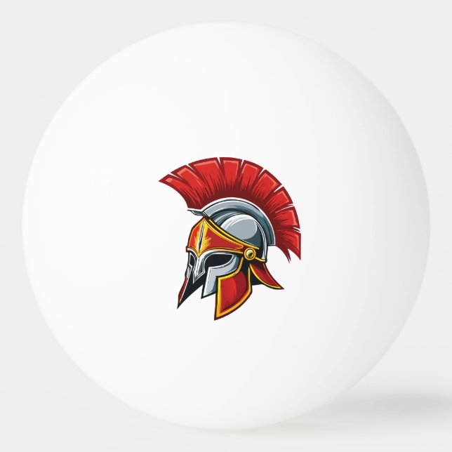Balle De Ping Pong Ancient Greek Corinthian helmet (Devant)