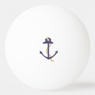 Balle De Ping Pong Ancre bleue marine