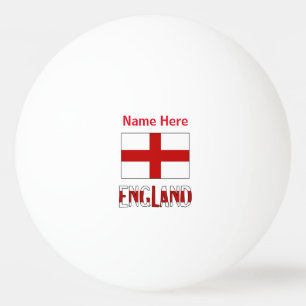 Balle De Ping Pong Angleterre et drapeau anglais personnalisés 