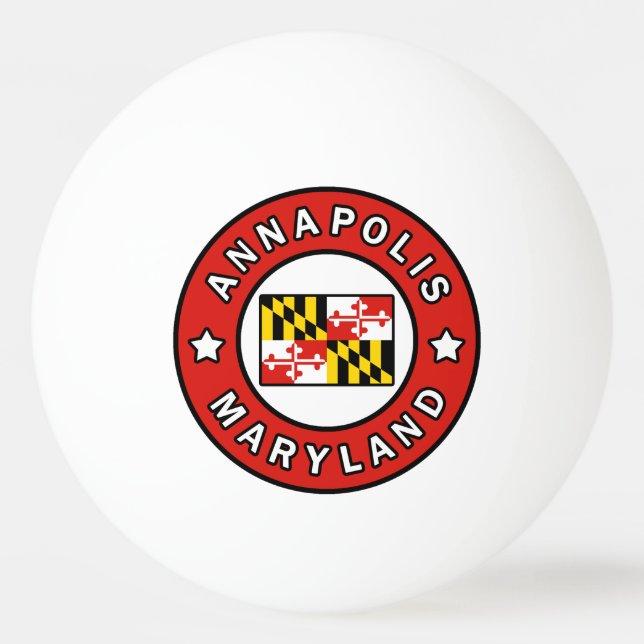 Balle De Ping Pong Annapolis Maryland (Devant)