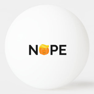 Balle De Ping Pong Anti-Trump - Nope Halloween Edition I