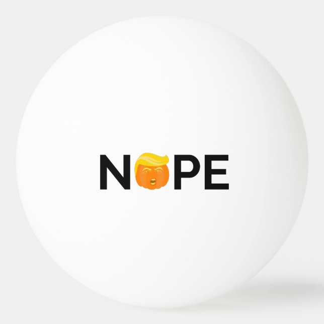 Balle De Ping Pong Anti-Trump - Nope Halloween Edition I (Devant)