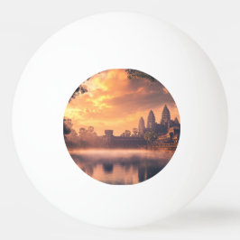 Balle De Ping Pong Aquarelle Angkor Vat