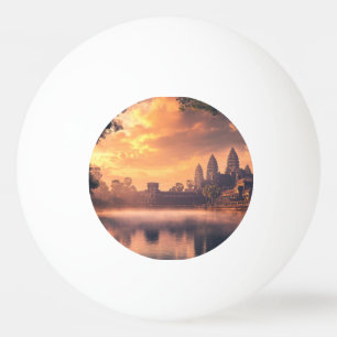 Balle De Ping Pong Aquarelle Angkor Vat