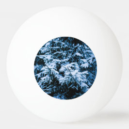Balle De Ping Pong Arbre de Noël hivernal neige