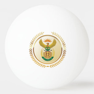Balle De Ping Pong Armoiries de l'Afrique du Sud