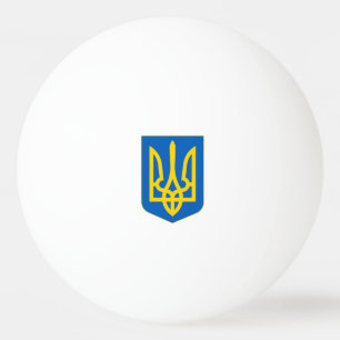 Balle De Ping Pong Armoiries de l'Ukraine