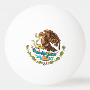 Balle De Ping Pong Armoiries du Mexique - Drapeau du Mexique