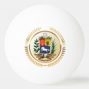 Balle De Ping Pong Armoiries du Venezuela