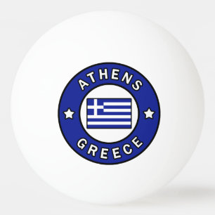 Balle De Ping Pong Athènes Grèce