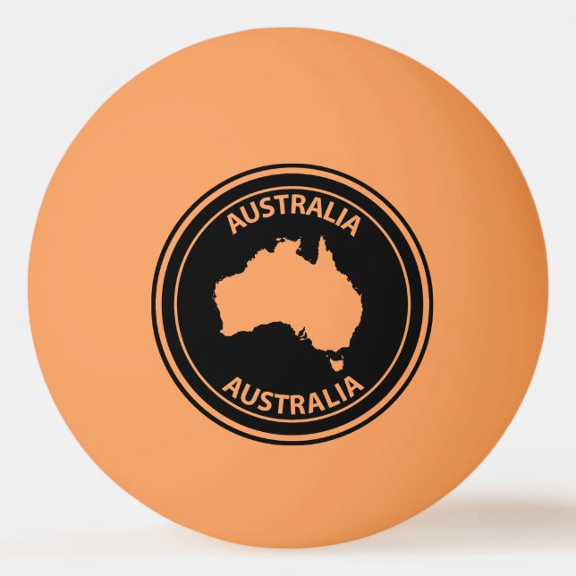 Balle De Ping Pong Australia (Devant)