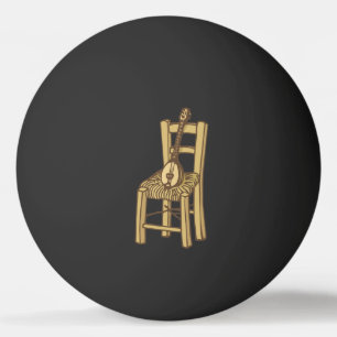 Balle De Ping Pong Baglama sur la chaise