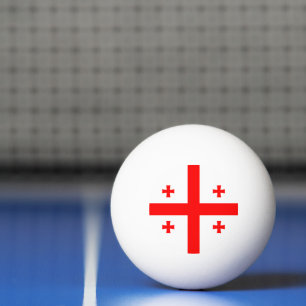 Balle De Ping Pong Bal de ping-pong patriotique avec Drapeau de Géorg