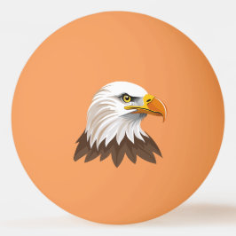 Balle De Ping Pong Bald eagle head
