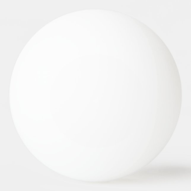Balle De Ping Pong Balle de ping-pong d'une étoile, blanche (Devant)