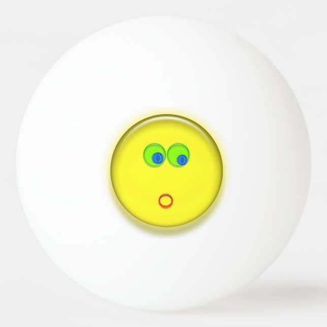 Balle De Ping Pong Balle Ping Pong - Surprise Face Soleil (Dos)