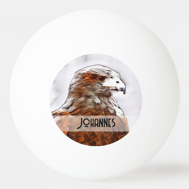Balle De Ping Pong Beau Aigle d'Or (Devant)