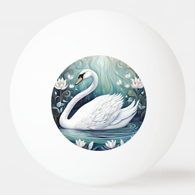 Balle De Ping Pong Beau Swan (Devant)