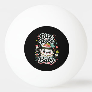 Balle De Ping Pong Bébé Riz Kawaii Sushi