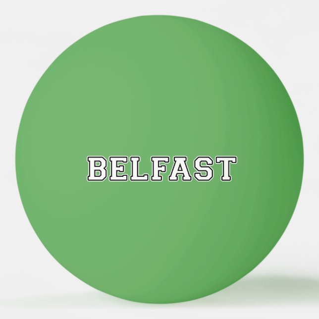 Balle De Ping Pong Belfast (Devant)